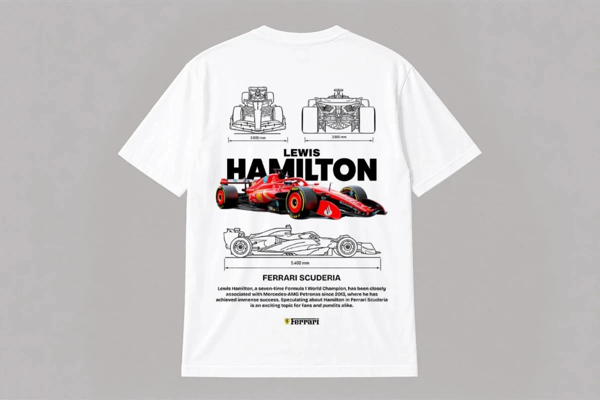 Lewis Hamilton Ferrari Scuderia Blueprint