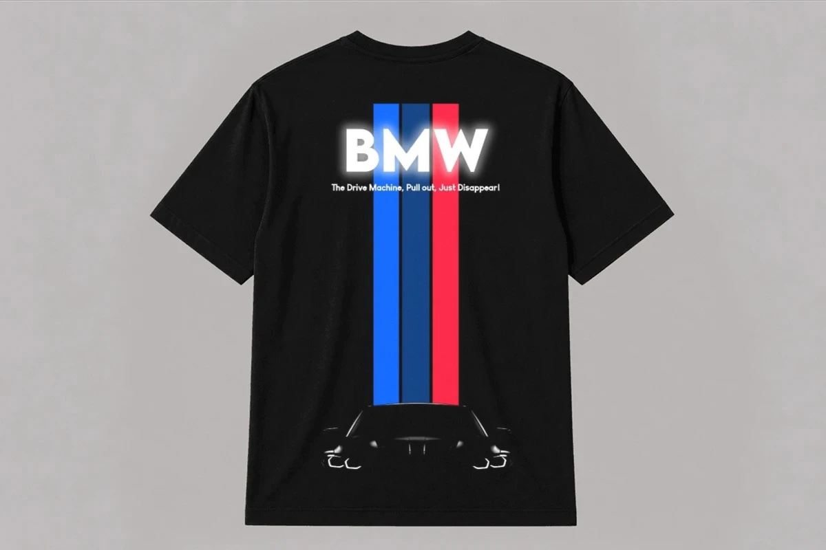 BMW M Power Minimalist Stripes