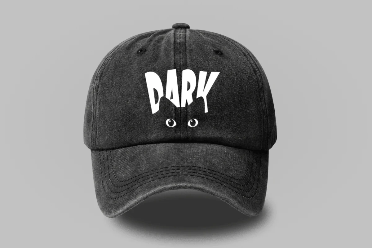 DARK Black Cat Ears CASQUETTE